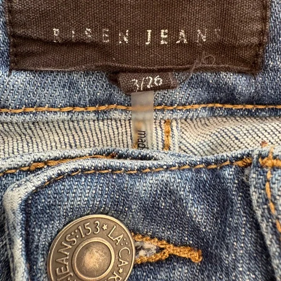 Risen Los Angeles distressed wide leg jeans - Picture 2 of 7